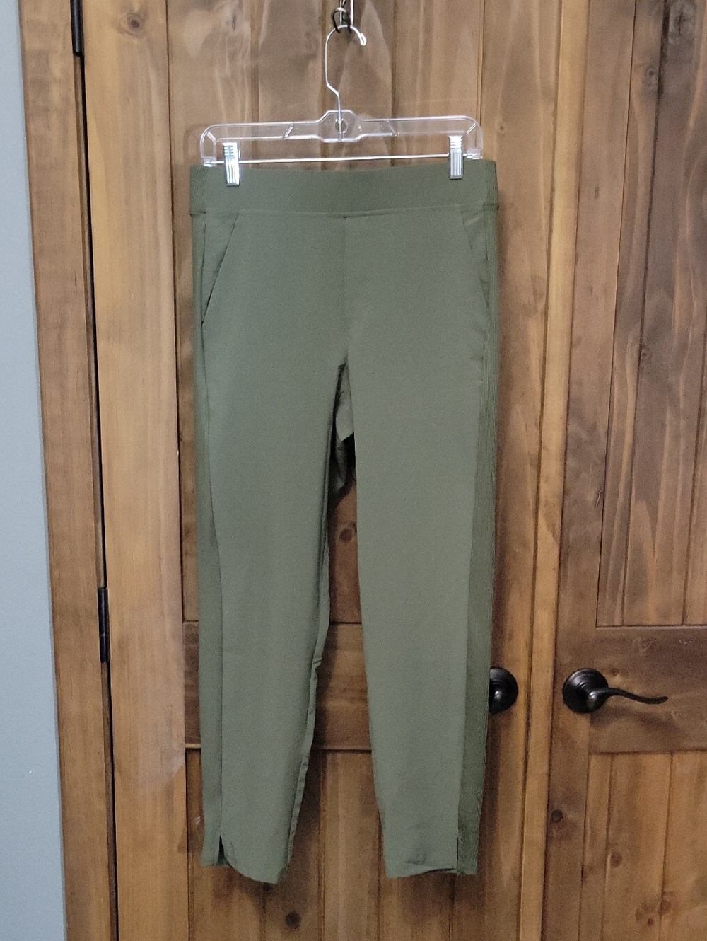 RBX Olive Green Women's Active Ponte Pants